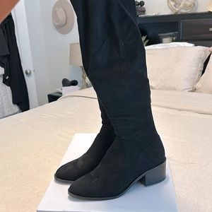 Worn once - Steve Madden Gabbie OTK boots
